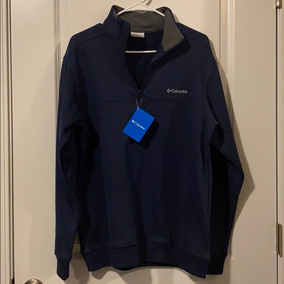 Columbia Other - Men’s Navy Columbia 1/4 zip pullover Size M - NWT